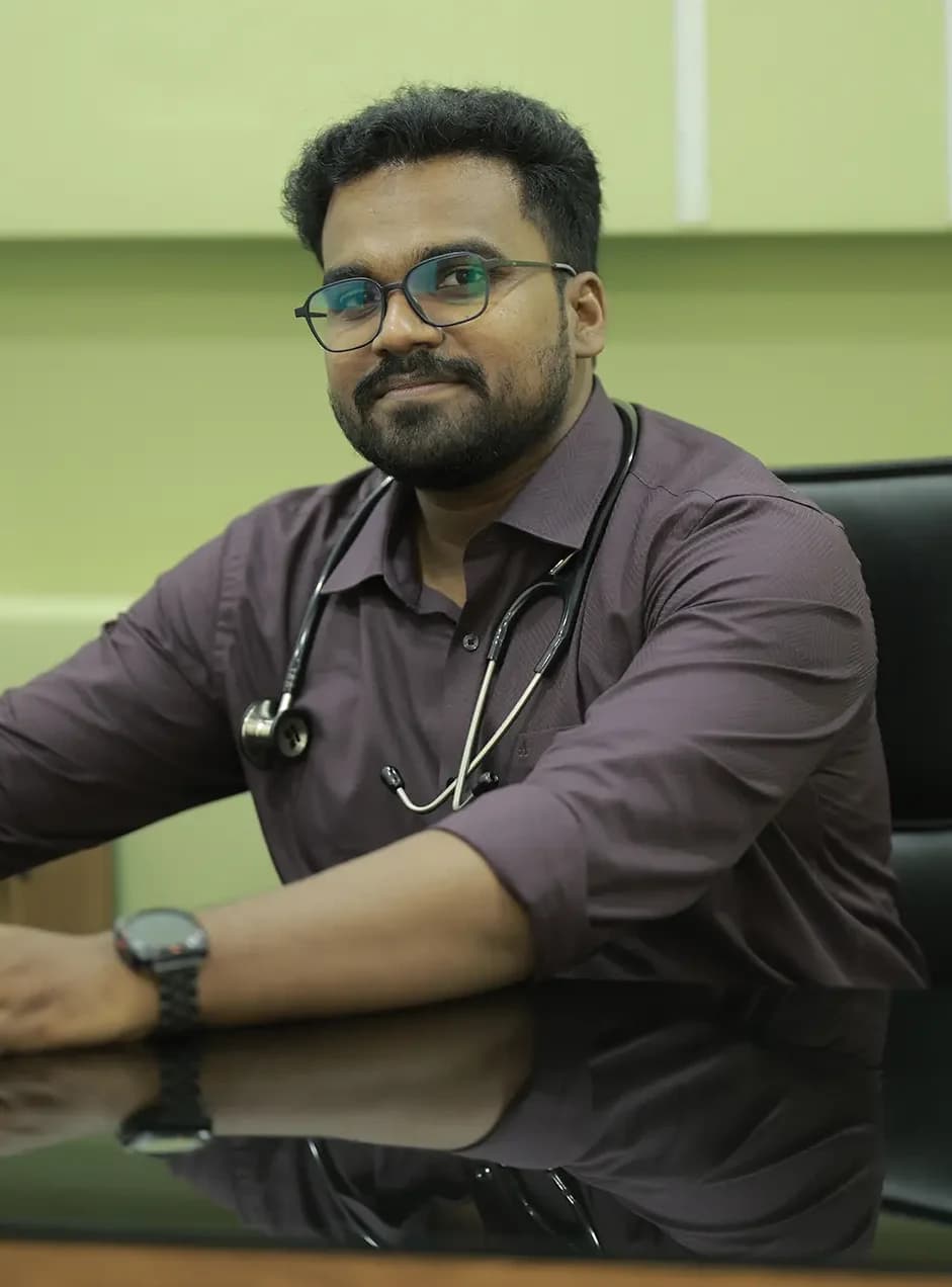 Portrait of Dr. Akshay Jacob, general practitioner